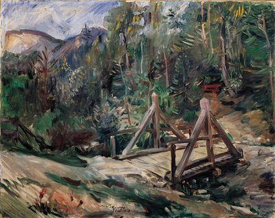 Tyrolean Landscape with Bridge by Lovis Corinth