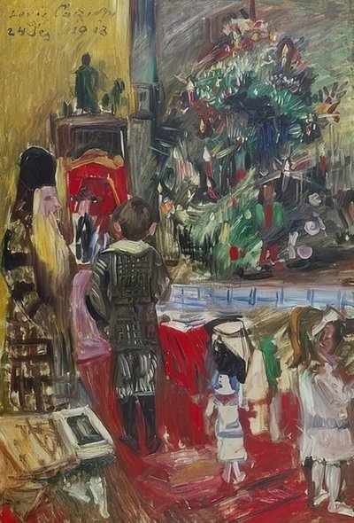 Christmas Presents. 1913 by Lovis Corinth
