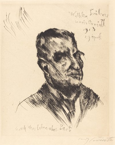 Wilhelm Trübner by Lovis Corinth