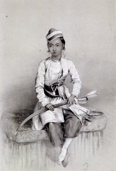 A Young Hill Raja, 1844 by Lowes Dickinson
