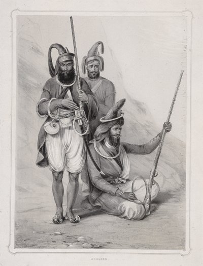 Akalees, Indian Warriors by Lowes Dickinson
