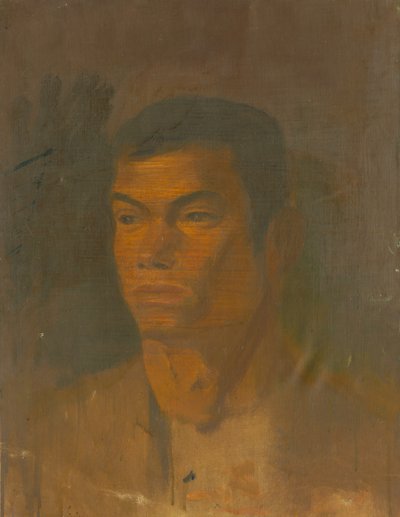 Head of a Gypsy Boy by Laszlo Mednyanszky