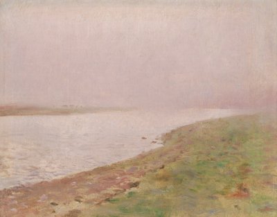 River by Laszlo Mednyanszky