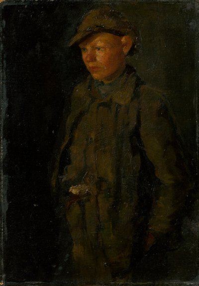 Standing Boy by Laszlo Mednyanszky