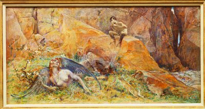 Pan and Chimera by Luc Oliver Merson