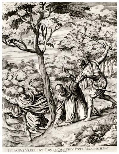 St Peter Martyr by Luca Bertelli