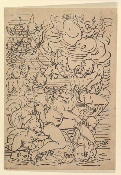 The Triumph of Amphitrite by Luca Cambiaso