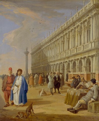 The Piazzetta, Venice by Luca Carlevarijs
