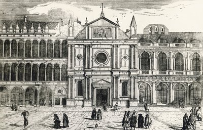 Church of San Geminianus (demolished in 1807) by Luca Carlevaris