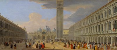 Piazza San Marco, Venice by Luca Carlevaris