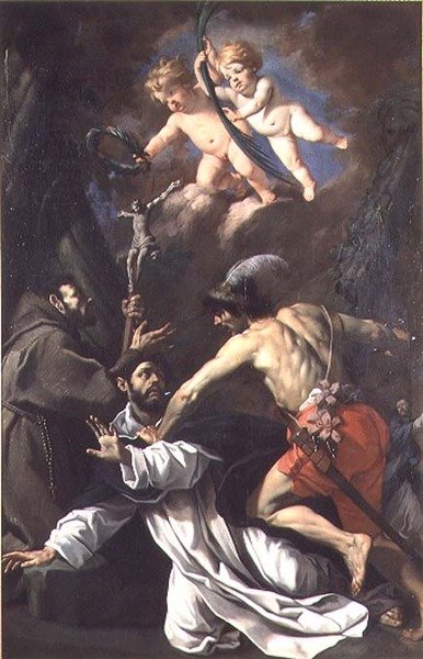The Martyrdom of St. Peter Martyr by Luca Ferrari