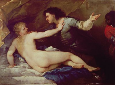 Lucretia and Tarquin by Luca Giordano