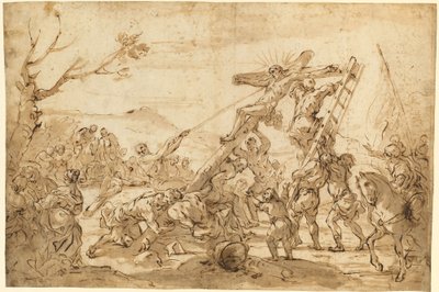 The Raising of the Cross by Luca Giordano