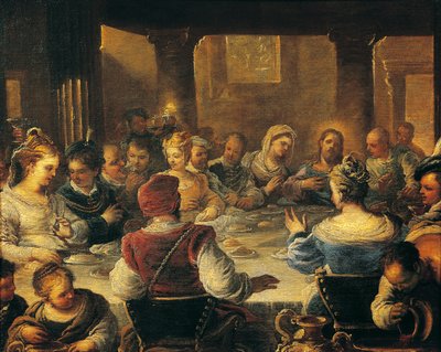 Wedding at Cana by Luca Giordano
