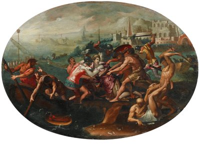 The Rape of Helen by Luca Penni