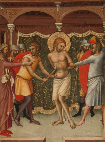 The Flagellation by Luca di Tommè