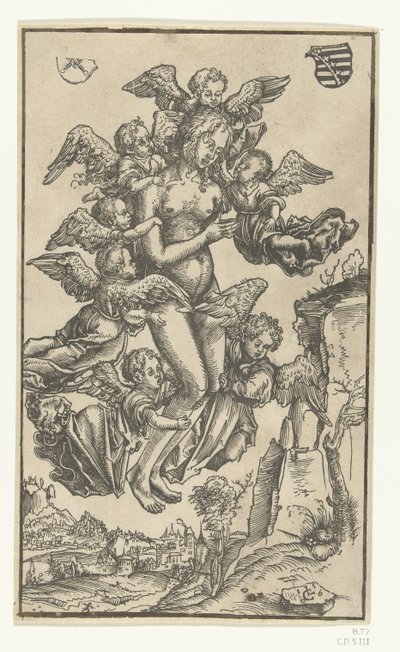 Ascension of Mary Magdalene by Lucas Cranach