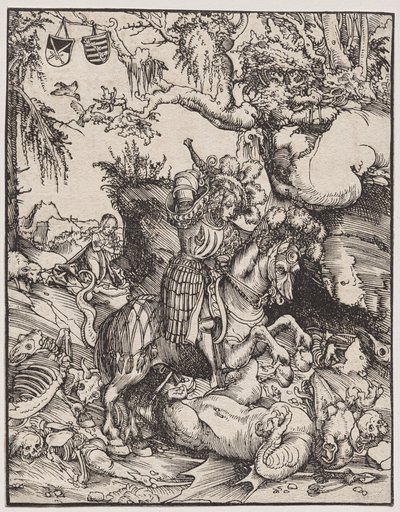 Saint George Slaying the Dragon by Lucas Cranach