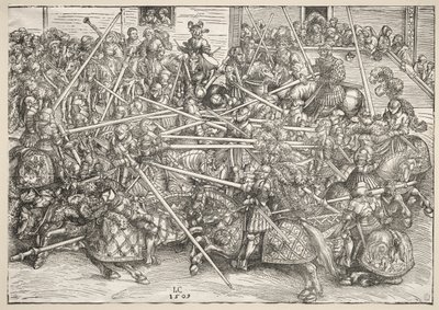 The Tournament with Lances by Lucas Cranach