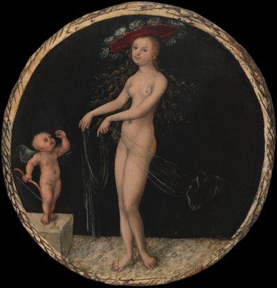 Venus and Cupid, c.1525-7 by Lucas Cranach the Elder
