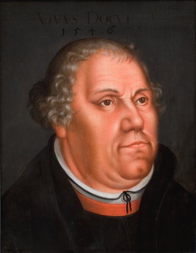 Portrait of Martin Luther (1483-1546) by Lucas Cranach d.Y.