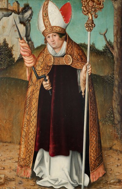 St. Erasmus by Lucas Cranach d. Ä.