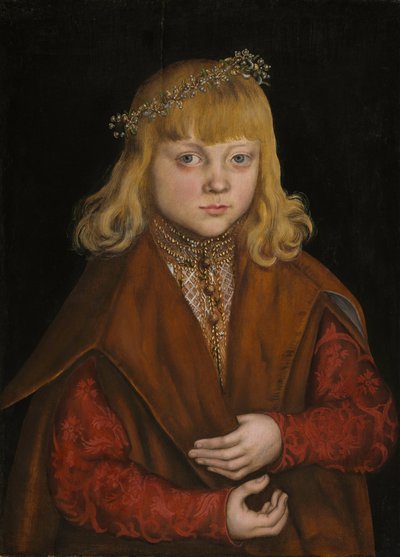 A Prince of Saxony by Lucas Cranach the Elder