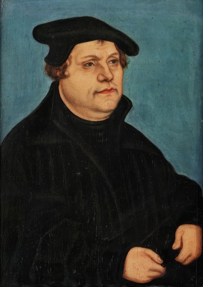 Portrait of Martin Luther by Lucas Cranach the Elder