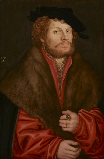 Portrait of Moritz Büchner by Lucas Cranach the Elder
