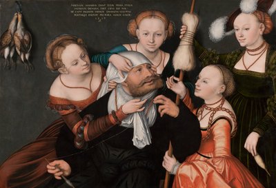 Hercules and Omphale by Lucas Cranach the Elder