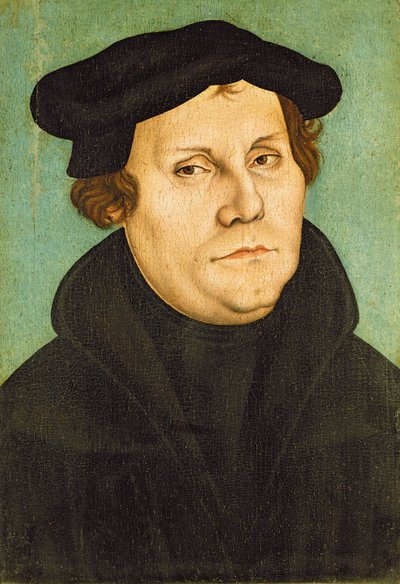 Luther as Professor by Lucas Cranach the Elder
