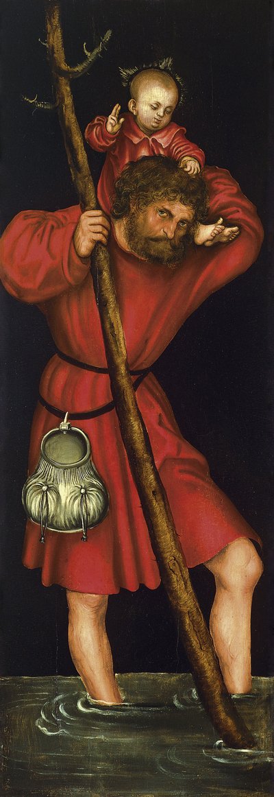 Saint Christopher, c1514 by Lucas Cranach the Elder