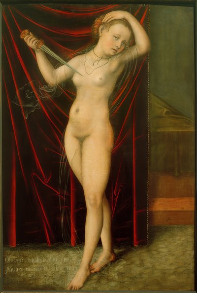 Suicide of Lucretia by Lucas Cranach the Elder