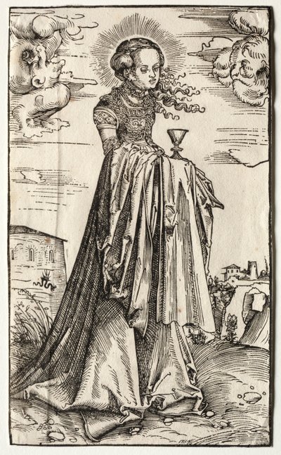 St. Barbara by Lucas Cranach the Elder