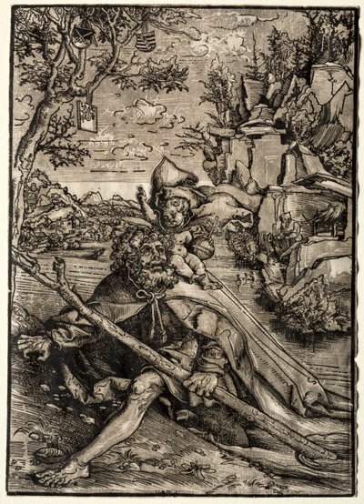St. Christopher, c. 1509 by Lucas Cranach the Elder