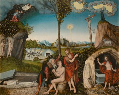 The Fall and Redemption by Lucas Cranach the Elder
