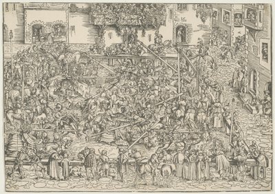 The First Tournament by Lucas Cranach the Elder