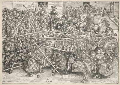 The Tournament with lances by Lucas Cranach the Elder