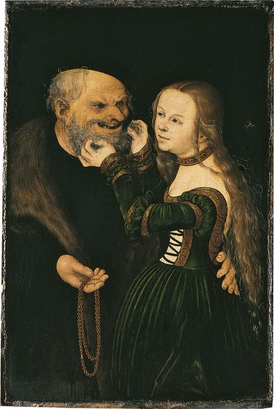 The Unequal Couple by Lucas Cranach the Elder