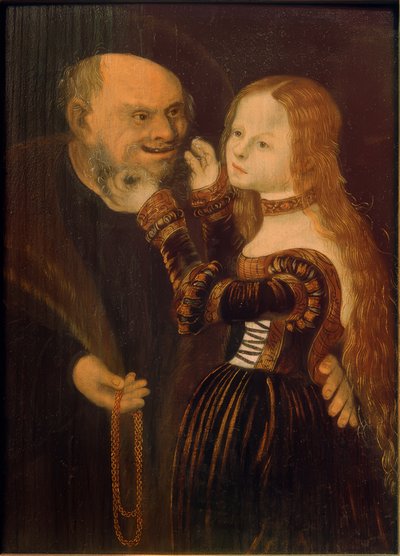 Unequal Couple by Lucas Cranach the Elder