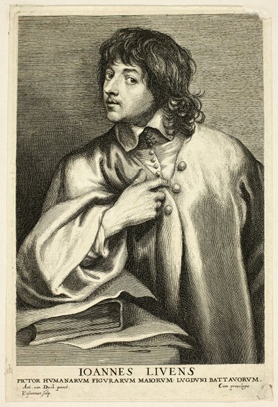 Jan Lievens by Lucas Emil Vorsterman