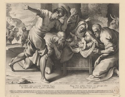 Adoration by the Shepherds by Lucas Kilian