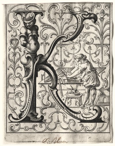 New ABC Booklet: K, 1627 by Lucas Kilian