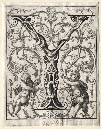 New ABC Booklet: Y, 1627 by Lucas Kilian