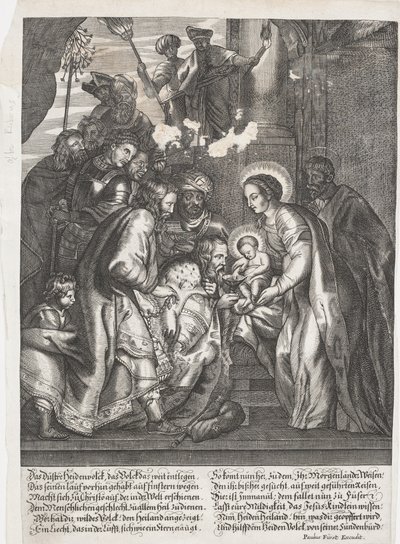 The Adoration of the Magi by Lucas Vorsterman
