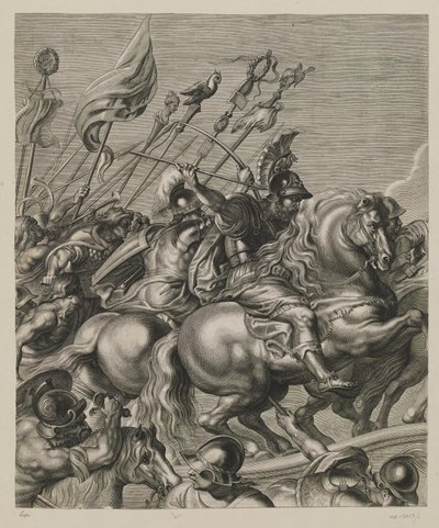 The Battle against the Amazons by Lucas Vorsterman