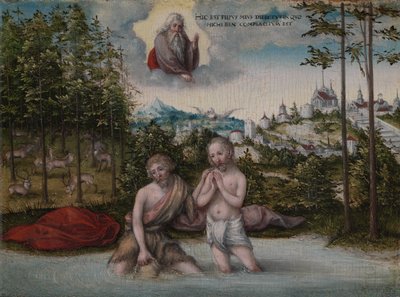 The Baptism of Christ by Lucas the Elder Cranach