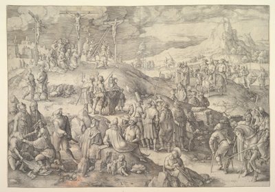 Calvary Golgotha, 1517 by Lucas van Leyden