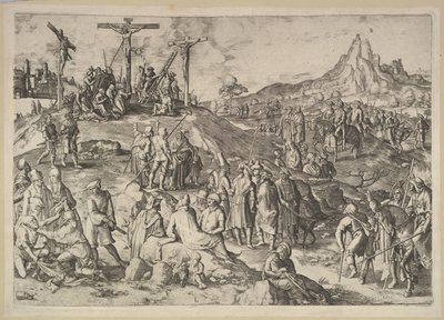 Calvary Golgotha by Lucas van Leyden