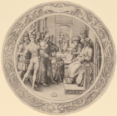 Christ before Annas by Lucas van Leyden
